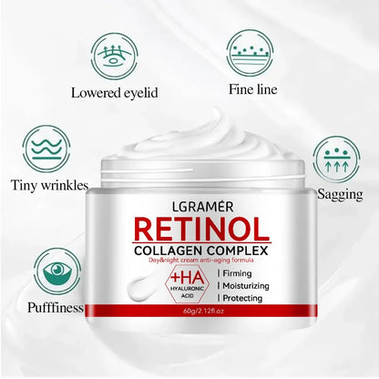 Creme Facial Hidratante Retinol - Hidratante, Clareamento, Suavização, Fiming, Lifting, Nutritivo, Pele Produto Cosmético